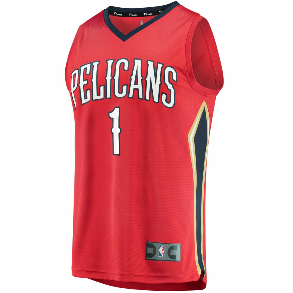 Zion Williamson New Orleans Pelicans Replica Fast Break Jersey Red - Statement Edition | Fanatics sale