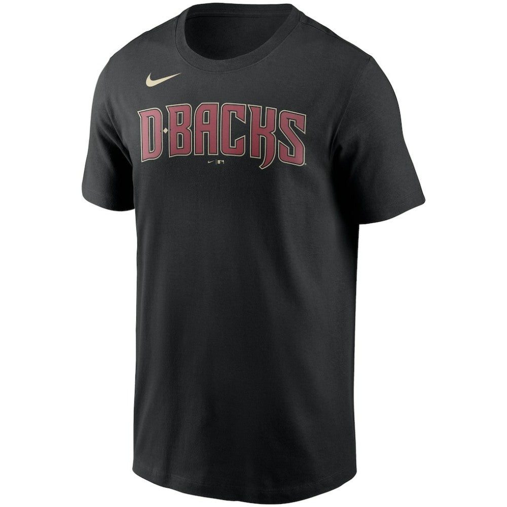 Arizona Diamondbacks Team Wordmark T-Shirt - Black | Nike