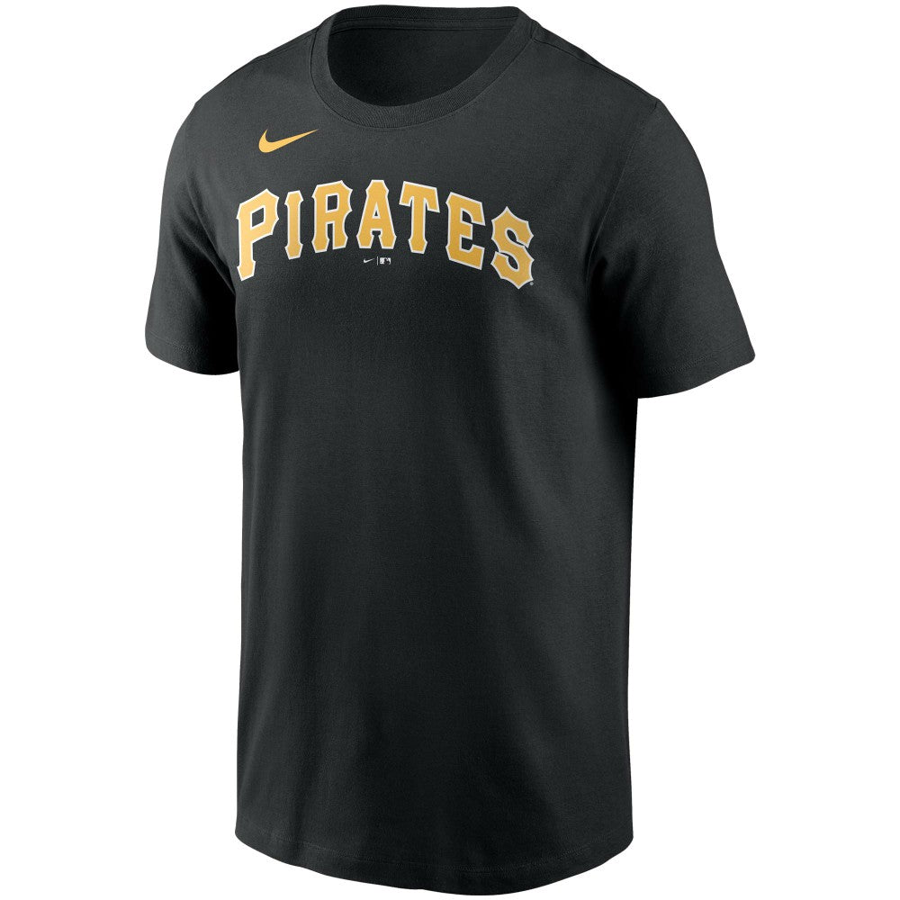 Pittsburgh Pirates Team Wordmark T-Shirt - Black | Nike