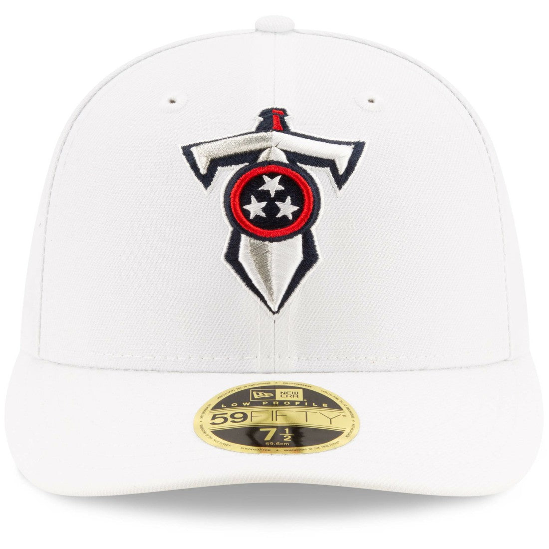 Tennessee Titans New Era Omaha Low Profile 59FIFTY Fitted Hat - White outlet