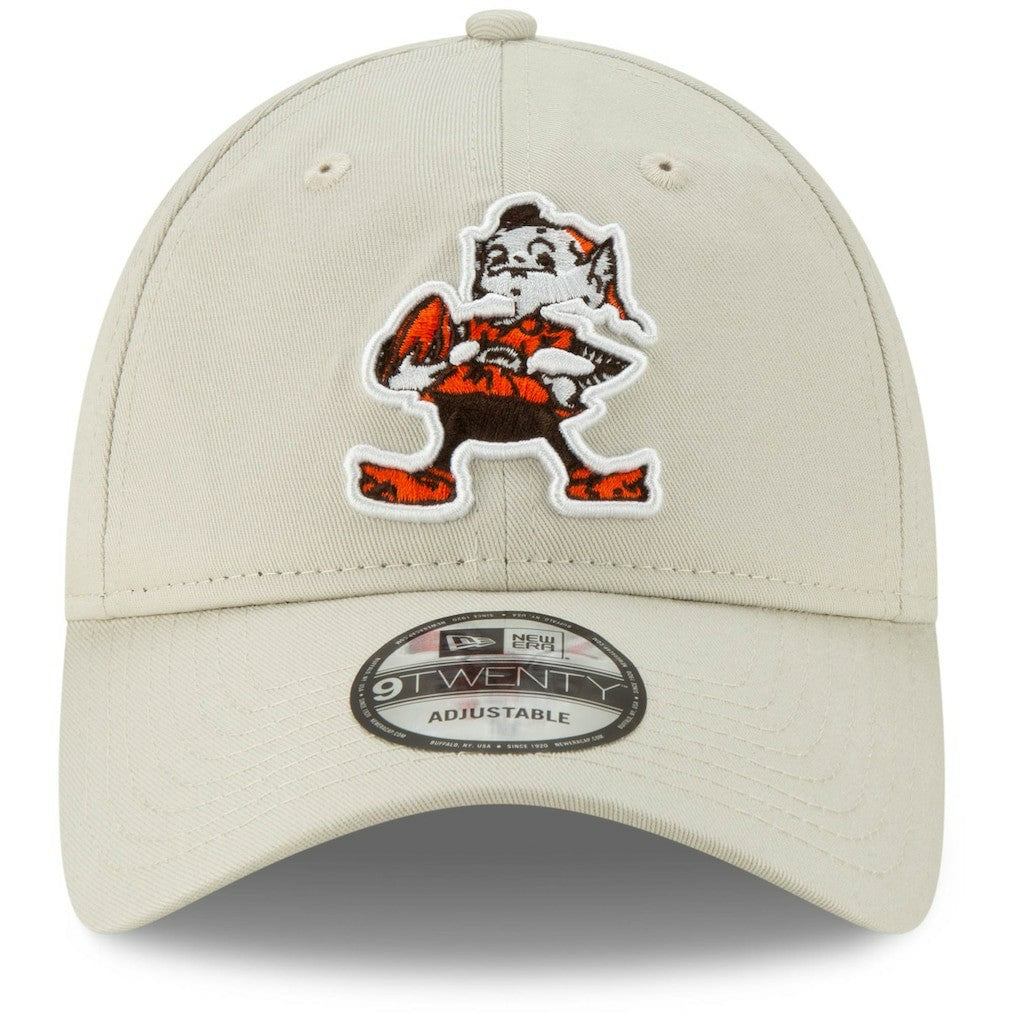 Cleveland Browns New Era Historic Playmaker 9TWENTY Adjustable Hat - Khaki cheap