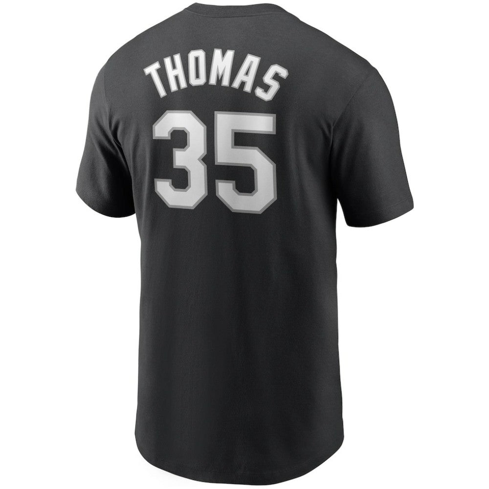 Frank Thomas Chicago White Sox Cooperstown Collection Name & Number T-Shirt - Black | Nike