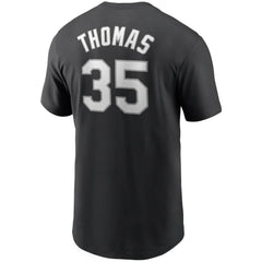 Frank Thomas Chicago White Sox Cooperstown Collection Name & Number T-Shirt - Black | Nike