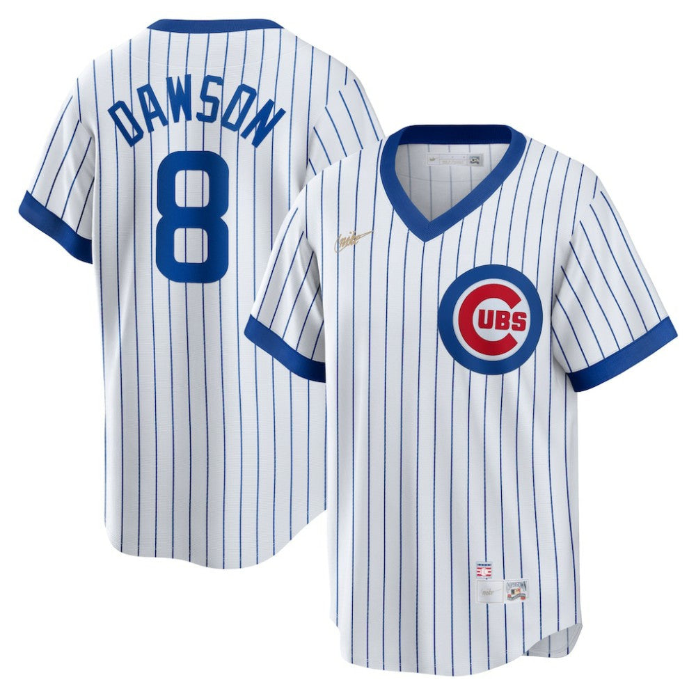 Andre Dawson Chicago Cubs Home Cooperstown Collection Player Jersey - White | Nike
