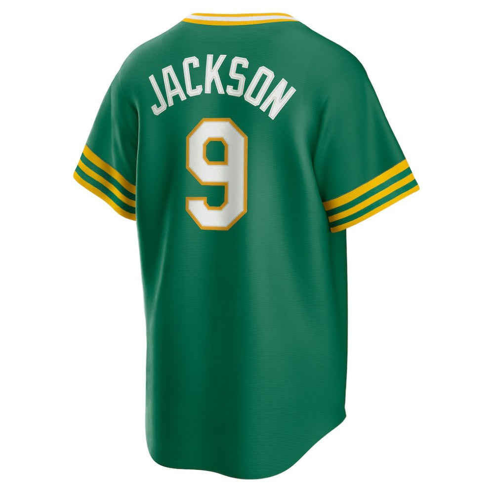 Reggie Jackson Athletics Road Cooperstown Collection Player Jersey - Kelly Green | Nike