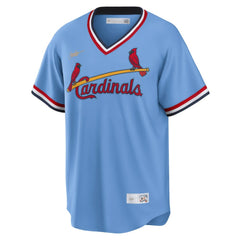 Ozzie Smith St. Louis Cardinals Road Cooperstown Collection Player Jersey - Light Blue | Nike