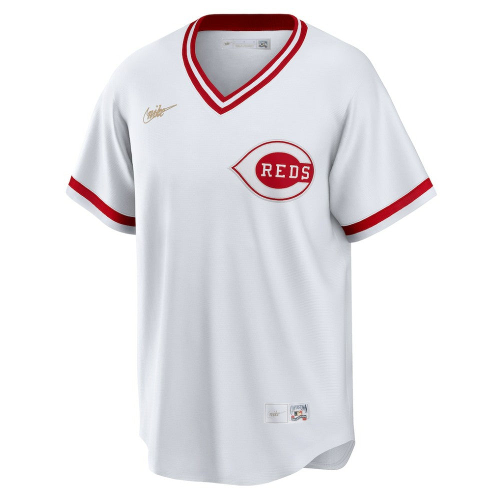 Barry Larkin Cincinnati Reds Home Cooperstown Collection Player Jersey - White | Nike