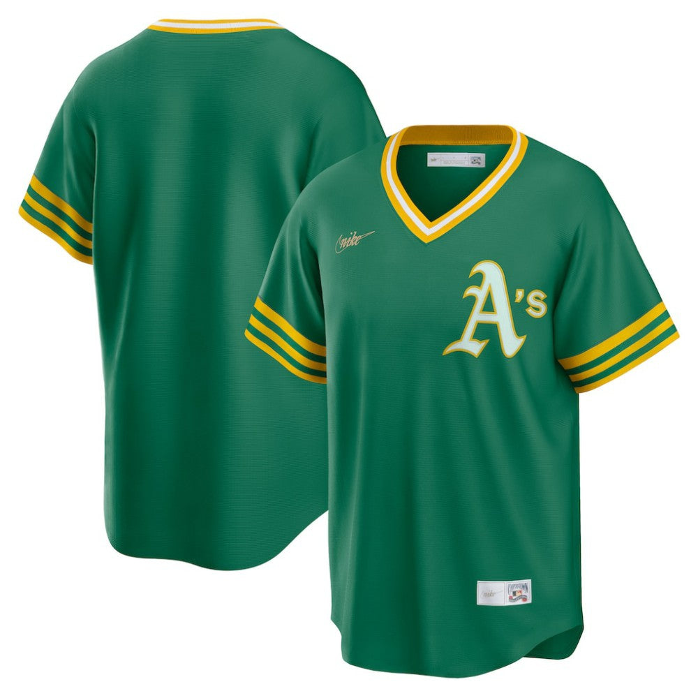 Athletics Road Cooperstown Collection Team Jersey - Kelly Green | Nike