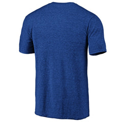 Golden State Warriors Distressed Primary Logo Tri-Blend T-Shirt sale - Royal discount