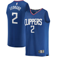 Kawhi Leonard LA Clippers Fast Break Replica Jersey Blue - Icon Edition | Fanatics outlet