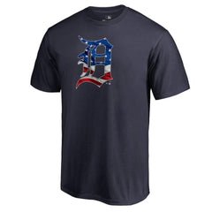 Miguel Cabrera Detroit Tigers Banner Wave Name & Number T-Shirt - Navy