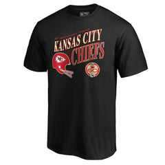 Kansas City Chiefs 60th Season Logo Rise T-Shirt - Black for sale