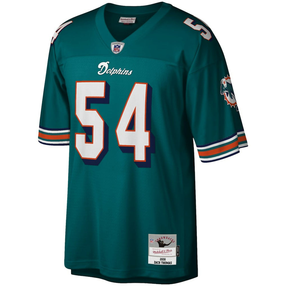 Zach Thomas Miami Dolphins Legacy Replica Jersey - Aqua discount