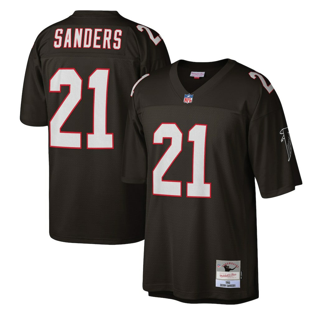 Deion Sanders Atlanta Falcons Legacy Replica Jersey - Black online