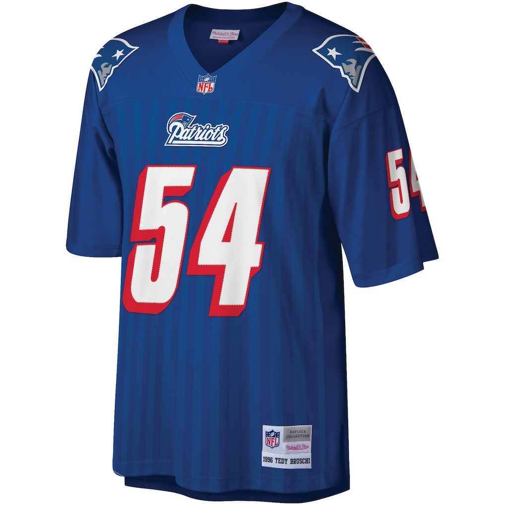 Tedy Bruschi New England Patriots Legacy Replica Jersey - Royal discount