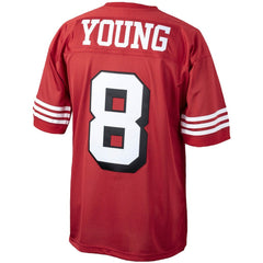 Steve Young San Francisco 49ers 1994 Authentic Throwback Retired Player Jersey - Scarlet outlet