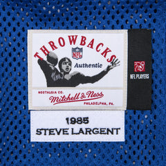 Steve Largent Seattle Seahawks 1985 Authentic Throwback Retired Player Jersey - Royal discount