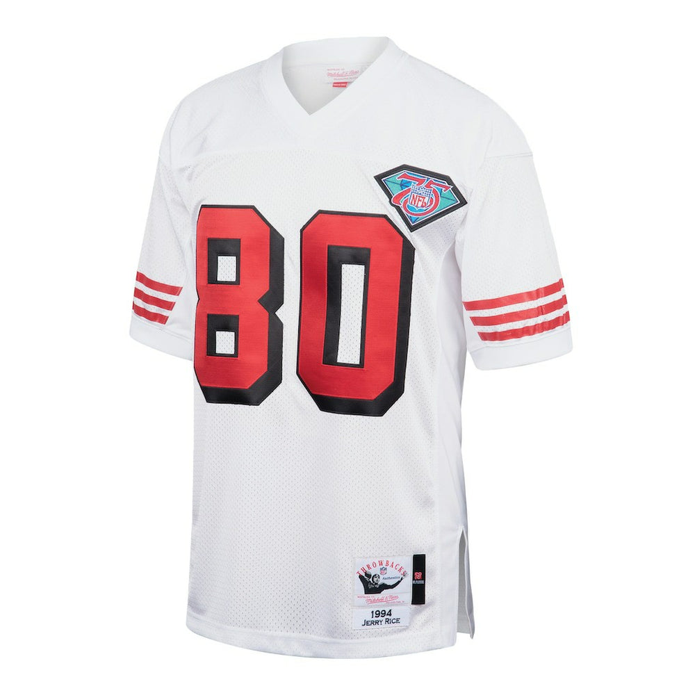 Jerry Rice San Francisco 49ers 1994 Authentic Throwback Retired Player Jersey - White outlet