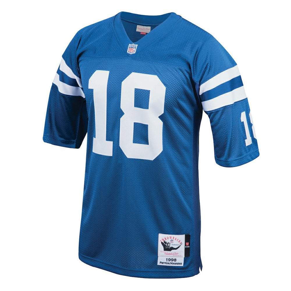 Peyton Manning Indianapolis Colts 1998 Authentic Throwback Retired Player Jersey - Royal online