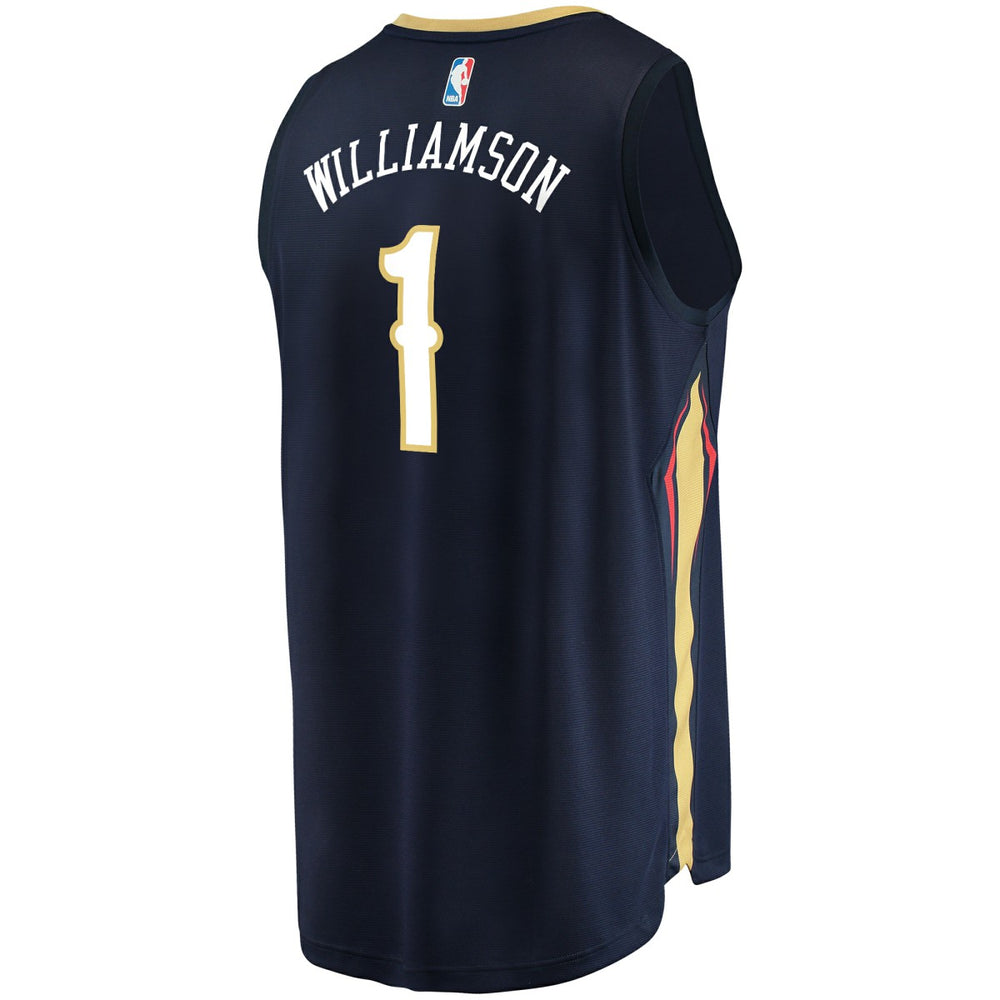 Zion Williamson New Orleans Pelicans Fast Break Replica Jersey Navy - Icon Edition | Fanatics online