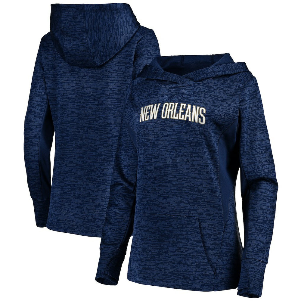 New Orleans Pelicans Women's Showtime Done Better Pullover Hoodie - Navy | Fanatics cheap