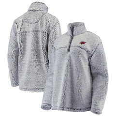 Arizona Cardinals G-III 4Her by Carl Banks Women's Sherpa Quarter-Zip Pullover Jacket - Gray cheap