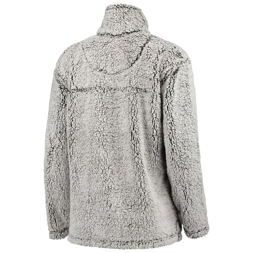 Carolina Panthers G-III 4Her by Carl Banks Women's Sherpa Quarter-Zip Pullover Jacket - Gray on sale