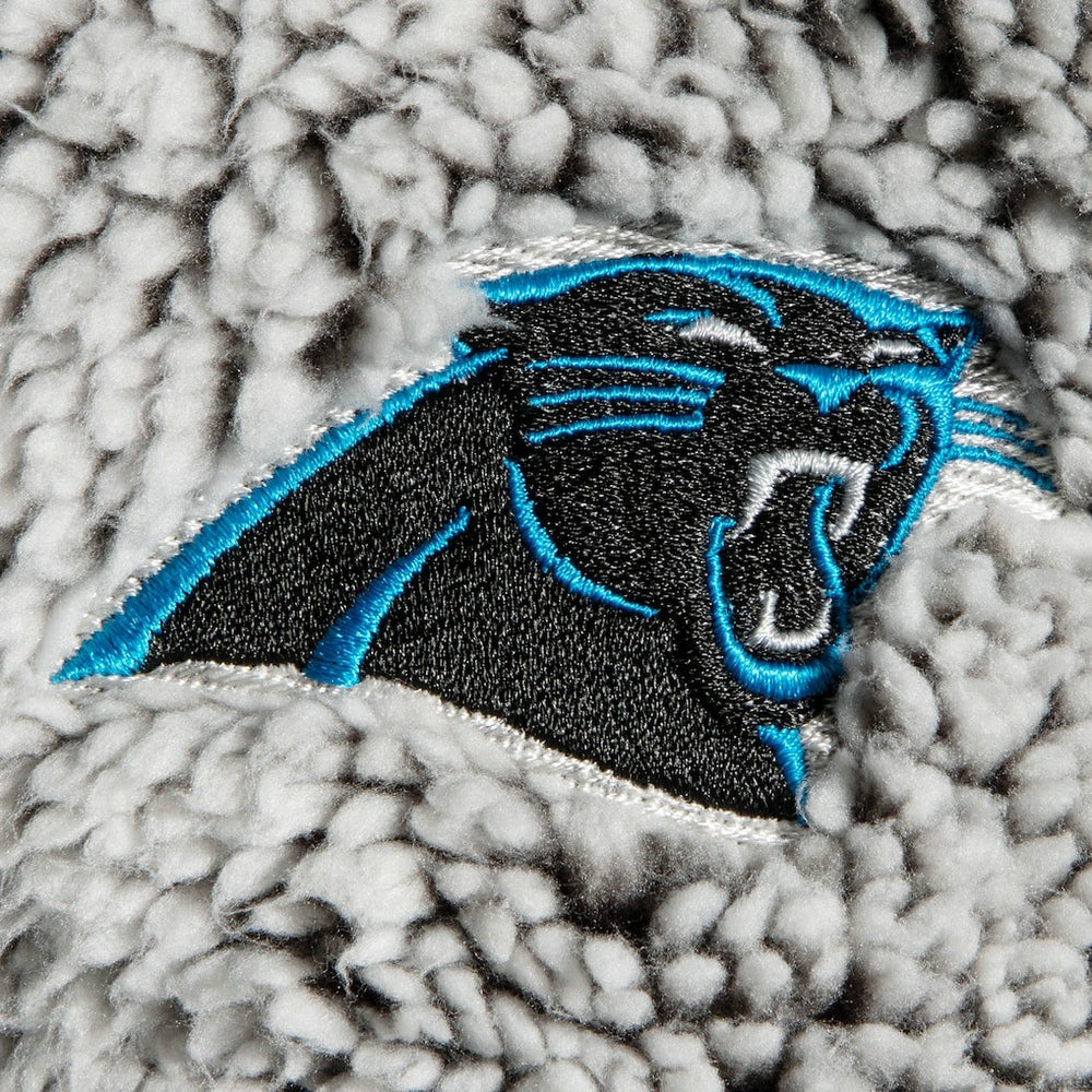 Carolina Panthers G-III 4Her by Carl Banks Women's Sherpa Quarter-Zip Pullover Jacket - Gray on sale