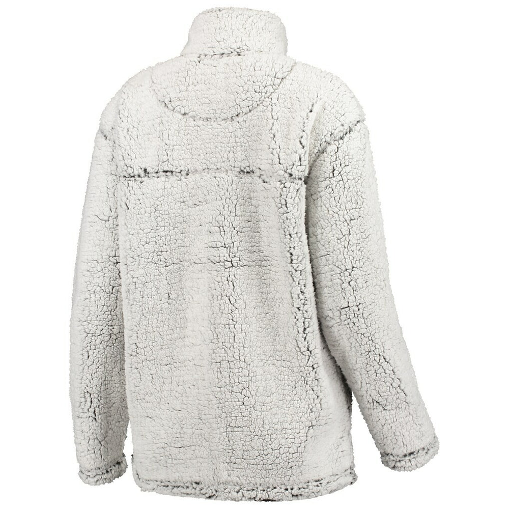 New Orleans Saints G-III 4Her by Carl Banks Women's Sherpa Quarter-Zip Pullover Jacket - Gray on sale