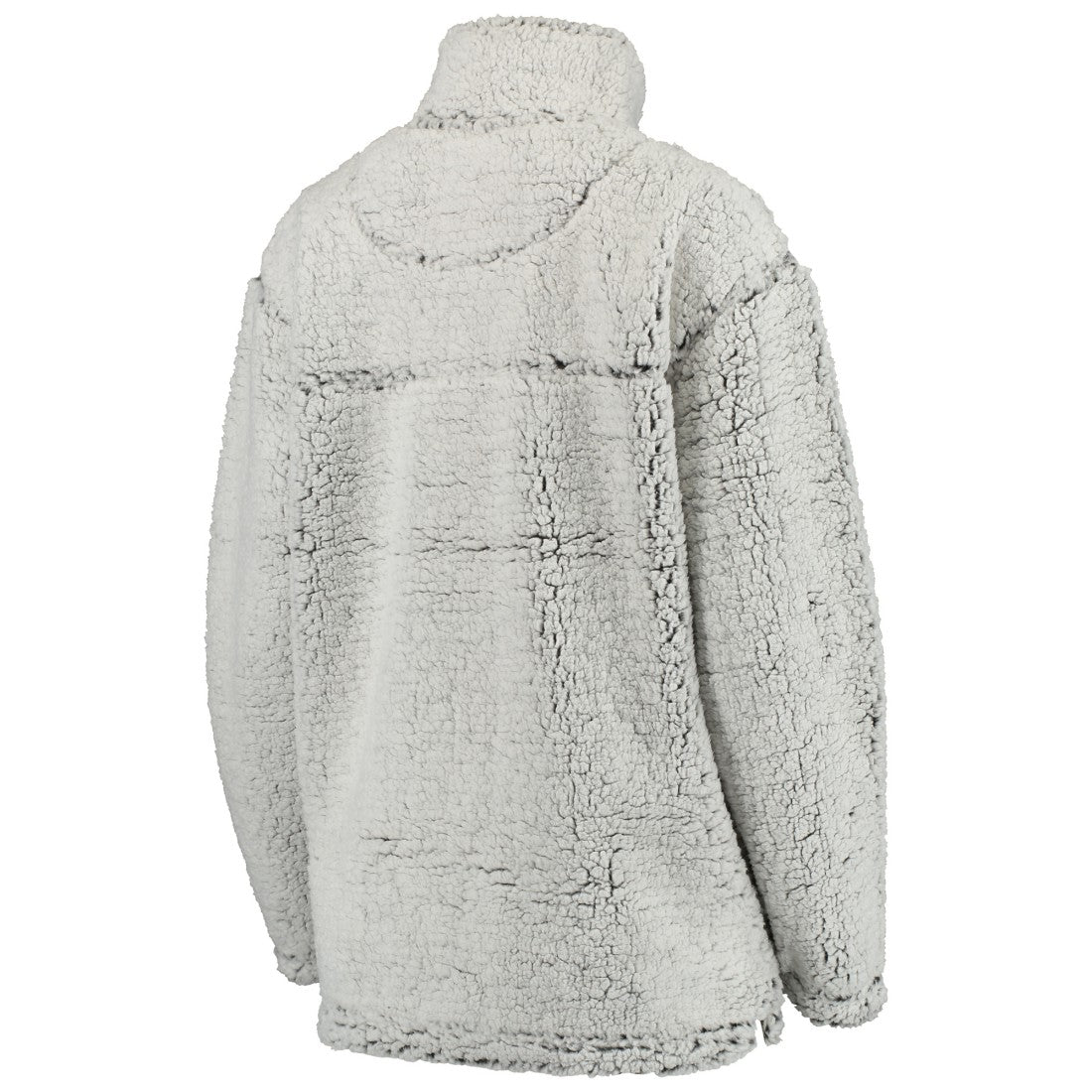 Green Bay Packers Women's Sherpa Quarter-Zip Pullover Jacket - Gray sale