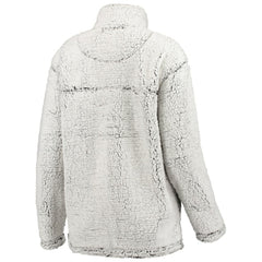 Baltimore Ravens G-III 4Her by Carl Banks Women's Sherpa Quarter-Zip Pullover Jacket - Gray outlet