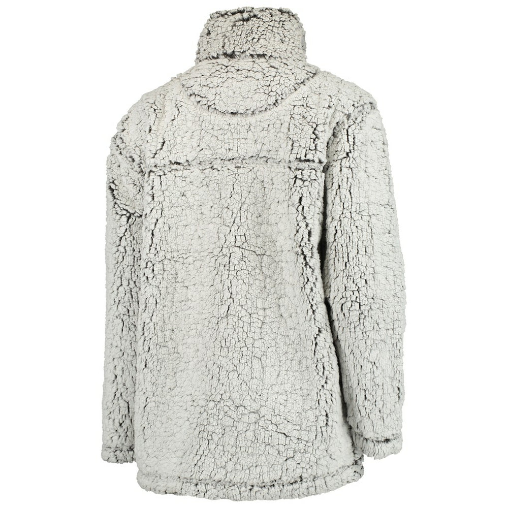 Minnesota Vikings Women's Sherpa Quarter-Zip Pullover Jacket - Gray outlet