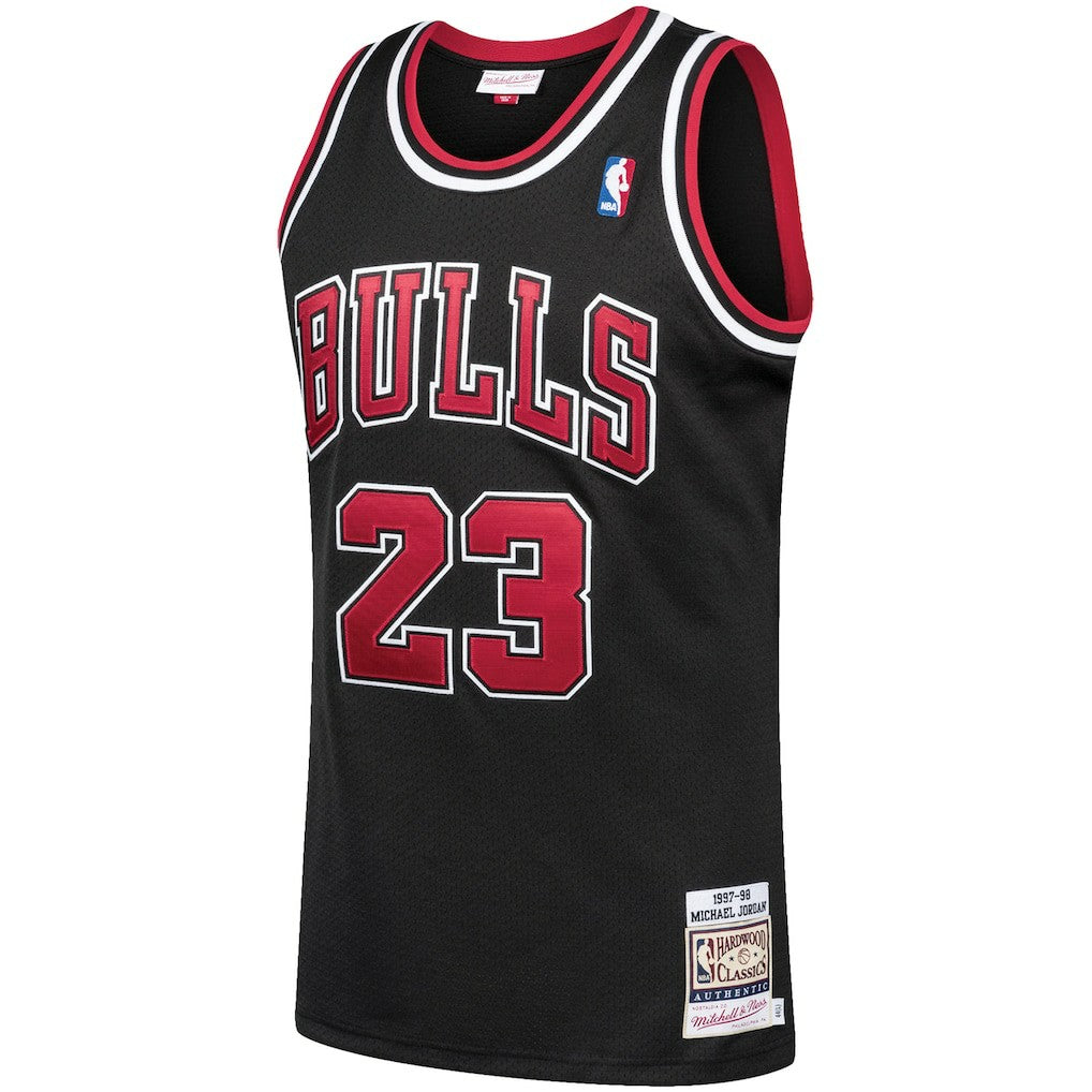 Michael Jordan Chicago Bulls 1997/98 Hardwood Classics Authentic Jersey sale - Black | Mitchell & Ness sale