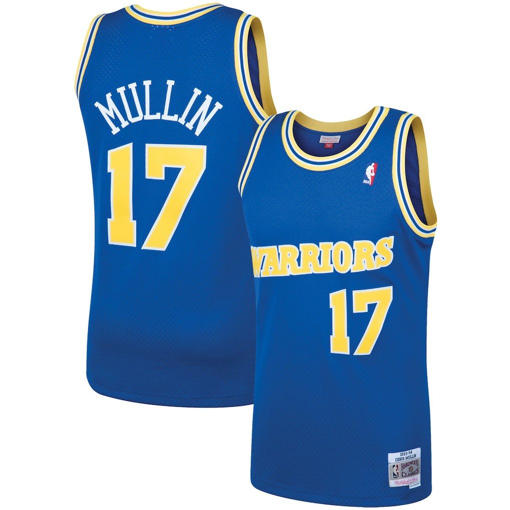 Chris Mullin Golden State Warriors 1993/94 Hardwood Classics Swingman Jersey sale - Royal | Mitchell & Ness discount