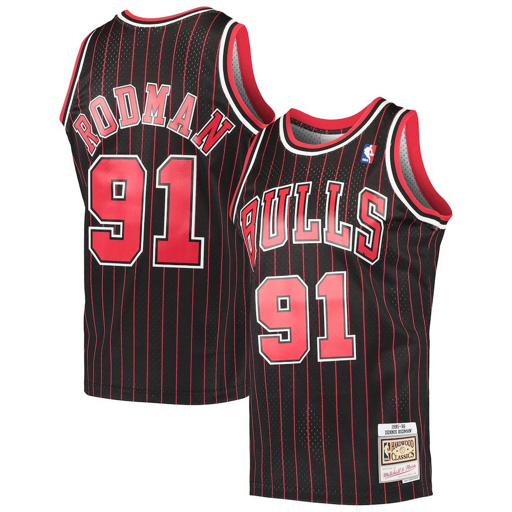 Dennis Rodman Chicago Bulls Hardwood Classics Swingman Jersey sale - Black | Mitchell & Ness cheap