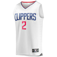 Kawhi Leonard LA Clippers Fast Break Replica Player Jersey - White - Association Edition | Fanatics outlet