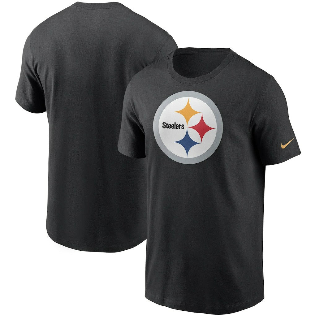 Pittsburgh Steelers Primetime Logo Essential T-Shirt - Black | Nike for sale