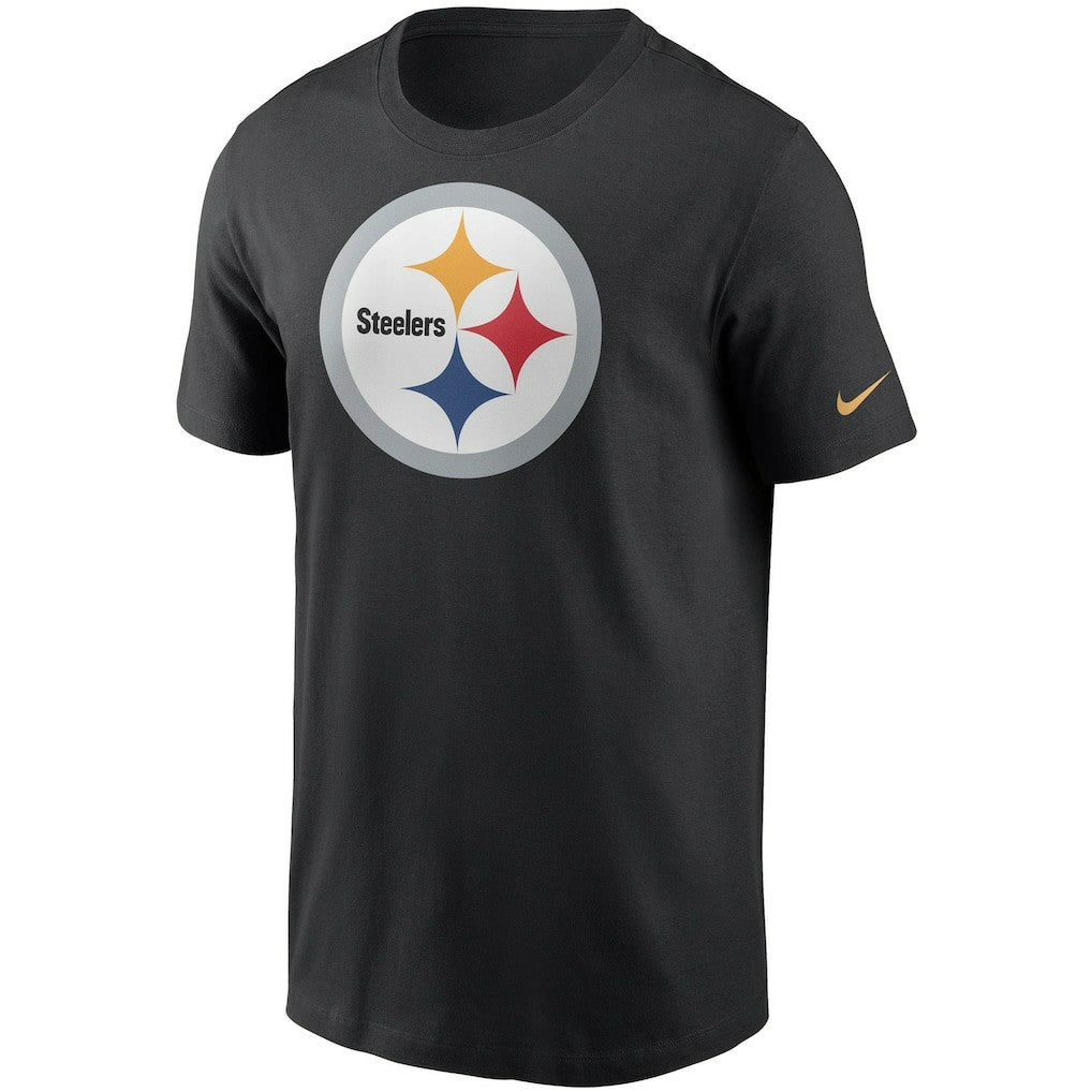 Pittsburgh Steelers Primetime Logo Essential T-Shirt - Black | Nike for sale