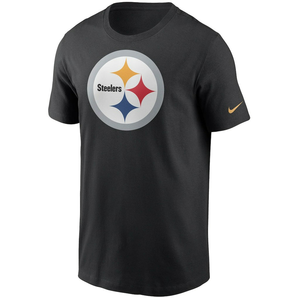 Pittsburgh Steelers Primetime Logo Essential T-Shirt - Black | Nike for sale