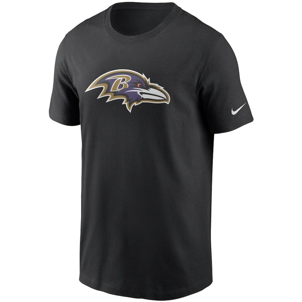 Baltimore Ravens Primetime Logo Essential T-Shirt - Black | Nike outlet