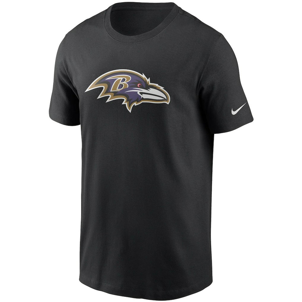 Baltimore Ravens Primetime Logo Essential T-Shirt - Black | Nike outlet