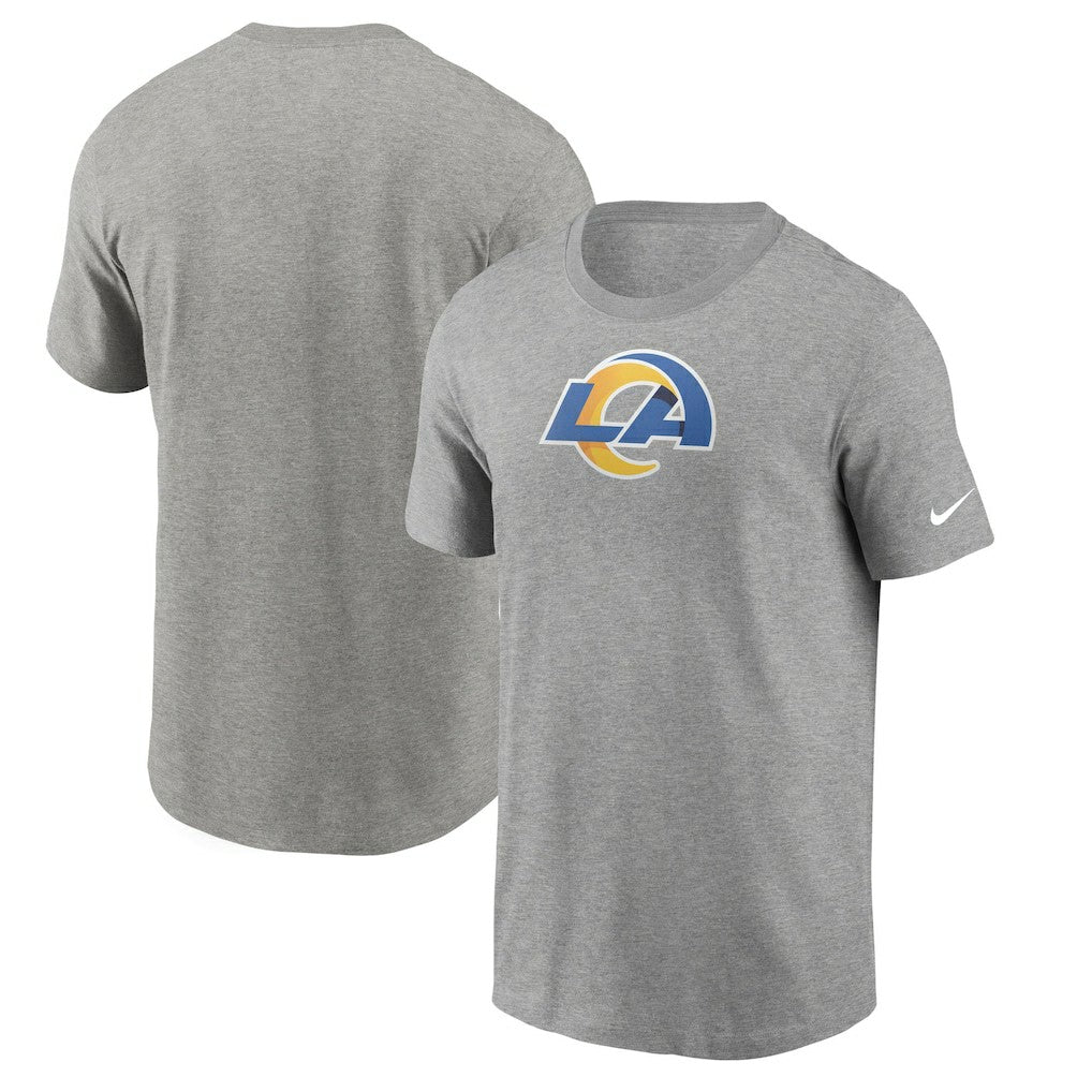 Los Angeles Rams Primetime Logo Essential T-Shirt - Heather Gray | Nike cheap