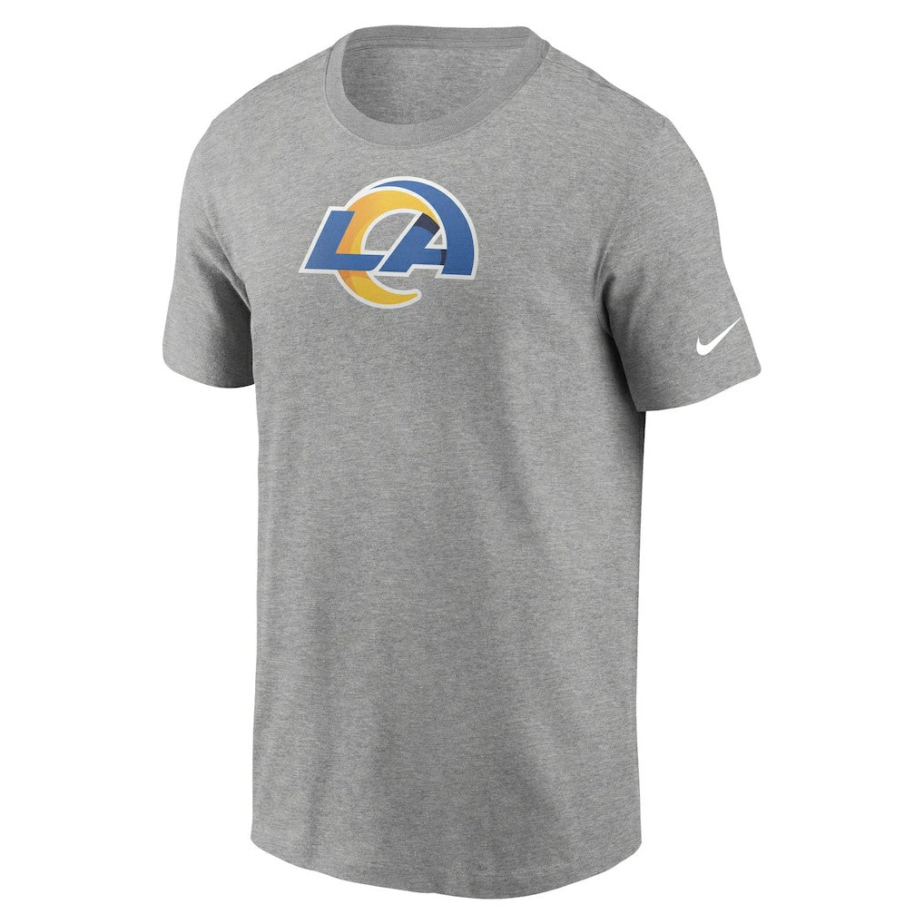 Los Angeles Rams Primetime Logo Essential T-Shirt - Heather Gray | Nike cheap