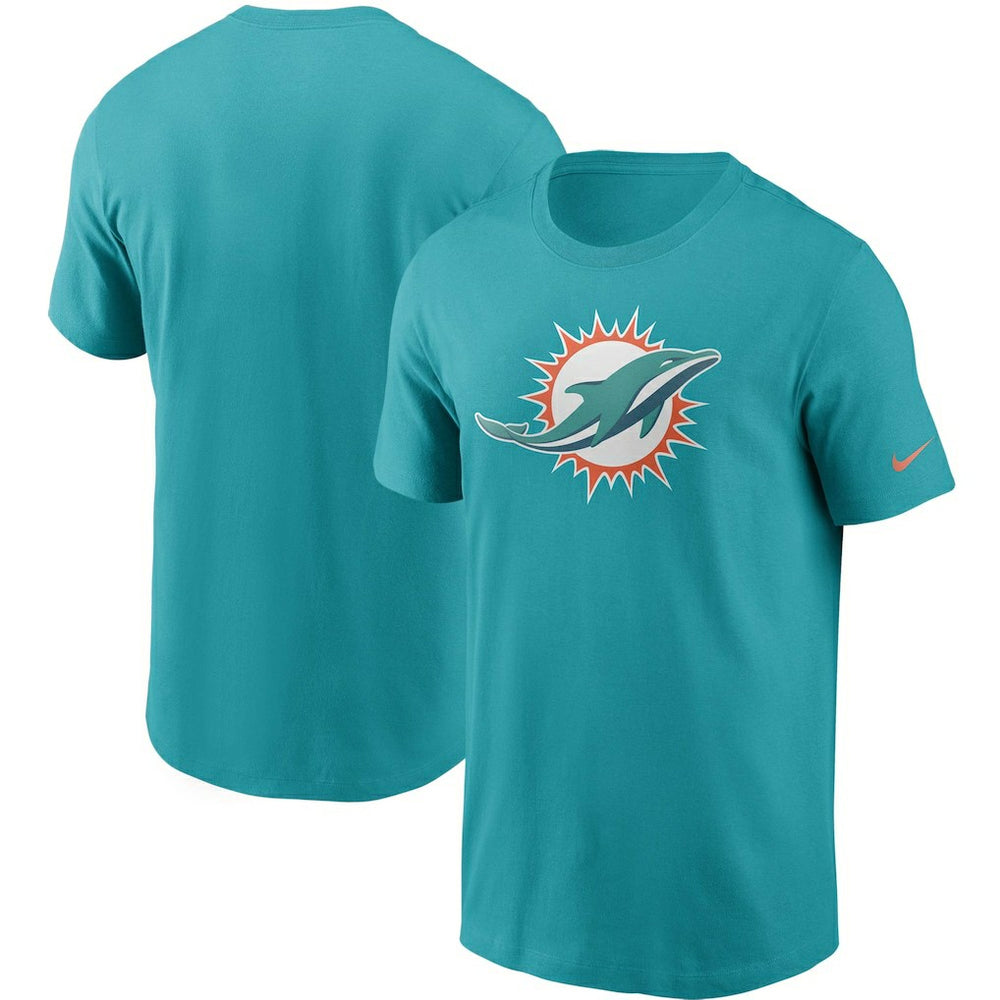 Miami Dolphins Primetime Logo Essential T-Shirt - Aqua | Nike online