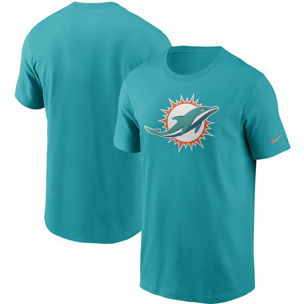 Miami Dolphins Primetime Logo Essential T-Shirt - Aqua | Nike online