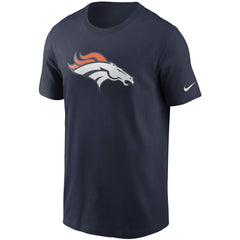Denver Broncos Primetime Logo Essential T-Shirt - Navy | Nike on sale