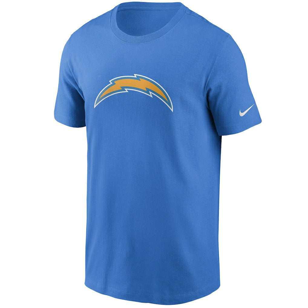 Los Angeles Chargers Primetime Logo Essential T-Shirt - Powder Blue | Nike outlet
