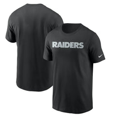 Las Vegas Raiders Team Wordmark T-Shirt - Black | Nike online