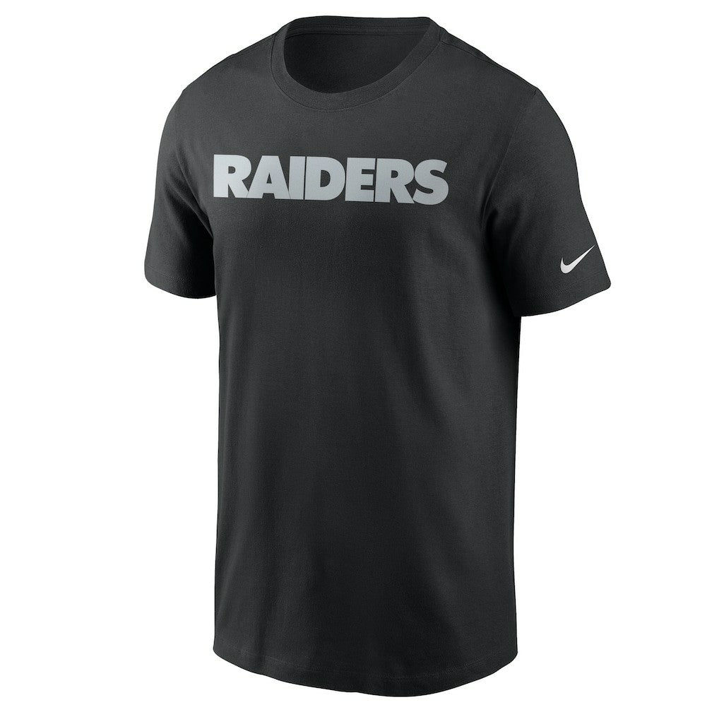 Las Vegas Raiders Team Wordmark T-Shirt - Black | Nike online