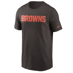 Cleveland Browns Team Wordmark T-Shirt - Brown | Nike online
